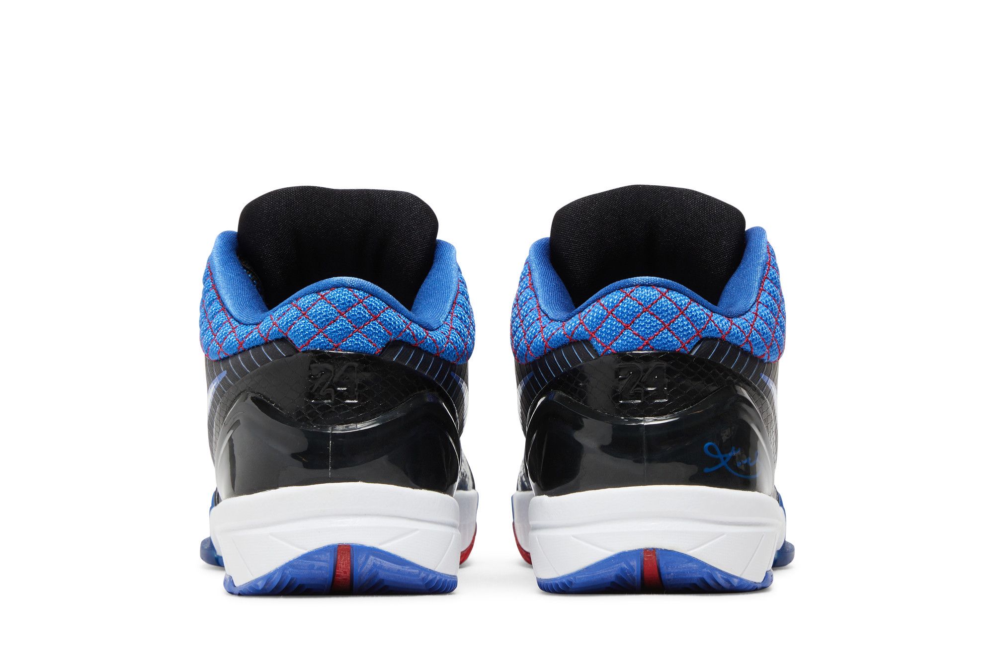 Details for Nike Zoom Kobe 4 Noir Blanc Royal Rouge 344335-013