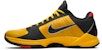 Nike Zoom Kobe 5 'Bruce Lee' Lelaki Kuning Emas 386429-701