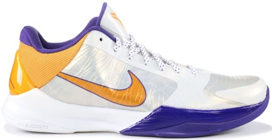 Nike Zoom Kobe 5 'Lakers Home' 386429-102 Nike Zoom Kobe 5 'Lakers Home' 386429-102