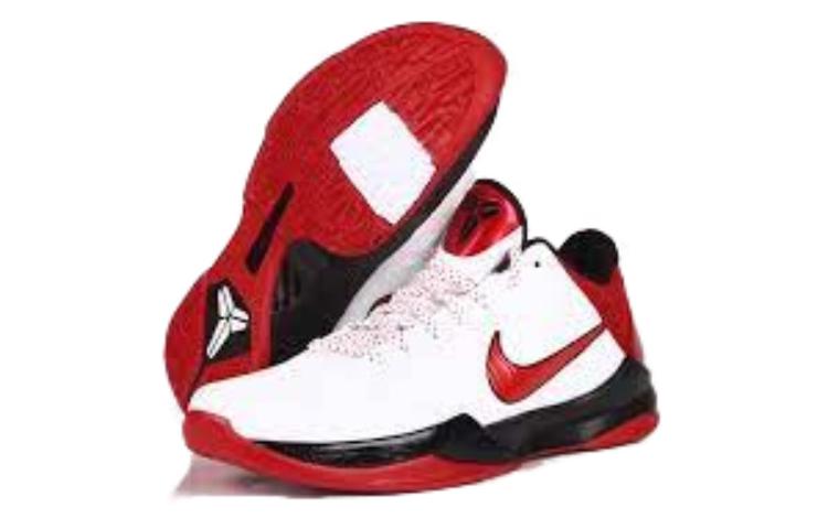 Purchase Nike Zoom Kobe 5 耐磨透氣 低帮 籃球鞋 男女同款 白紅