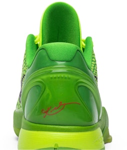 2010 나이키 줌 코비 6 "그린치" 농구화 429659-701 Sizing 2010 나이키 줌 코비 6 "그린치" 농구화 429659-701