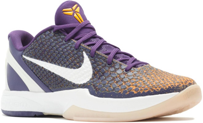 Nike Zoom Kobe 6 'Lakers Gradient' Lelaki 429659-502 Lookbook Nike Zoom Kobe 6 'Lakers Gradient' Lelaki 429659-502