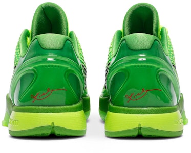 Nike Zoom Kobe 6 Protro 'Grinch' 2020 Sepatu Basket CW2190-300 Details for Nike Zoom Kobe 6 Protro 'Grinch' 2020 Sepatu Basket CW2190-300