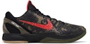 Buy 耐吉 Zoom Kobe 6 Protro “意大利迷彩“ 防滑耐磨 低幫 籃球鞋 男款 黑紅