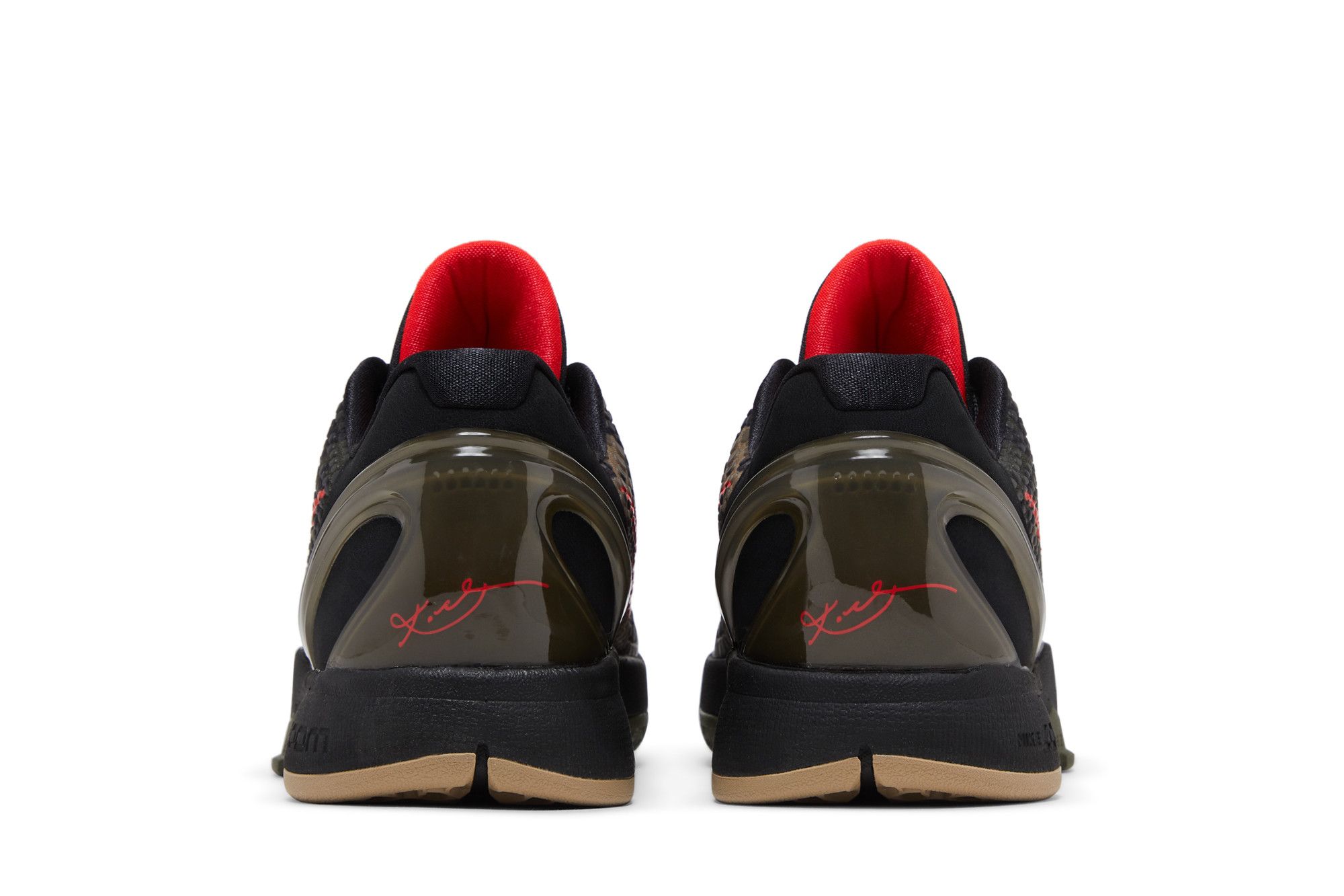 Sizing 耐吉 Zoom Kobe 6 Protro “意大利迷彩“ 防滑耐磨 低幫 籃球鞋 男款 黑紅