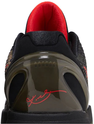 耐吉 Zoom Kobe 6 Protro “意大利迷彩“ 防滑耐磨 低幫 籃球鞋 男款 黑紅 Cheap 耐吉 Zoom Kobe 6 Protro “意大利迷彩“ 防滑耐磨 低幫 籃球鞋 男款 黑紅