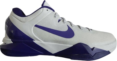 Nike Zoom Kobe 7 System TB 'White Court Purple' 517359-100 Nike Zoom Kobe 7 System TB 'White Court Purple' 517359-100