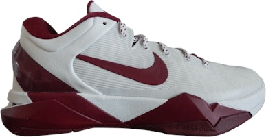 Nike Zoom Kobe 7 System TB 'White Maroon' 517359-105 Nike Zoom Kobe 7 System TB 'White Maroon' 517359-105