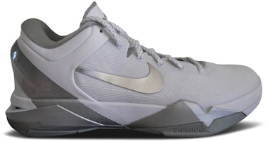 Nike Zoom Kobe 7 System TB 'White Metallic Silver' 517359-101 Nike Zoom Kobe 7 System TB 'White Metallic Silver' 517359-101