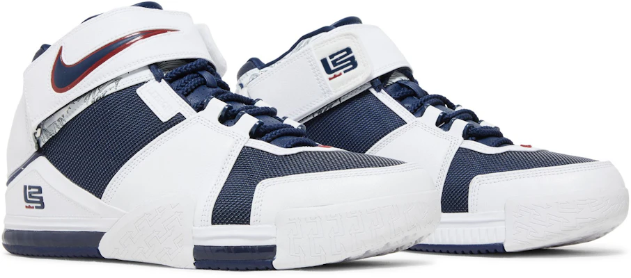 Nike Zoom LeBron 2 Retro ''USA'' 2022 Herrenschuhe DR0826-100 1