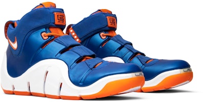 Nike Lebron 4 Birthday 詹姆斯4 中筒 復古籃球鞋 男款 藍白 Cheap Nike Lebron 4 Birthday 詹姆斯4 中筒 復古籃球鞋 男款 藍白