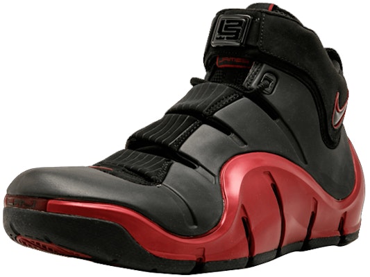 耐克 Zoom LeBron 4 '黑红' 314647-002 Lookbook 耐克 Zoom LeBron 4 '黑红' 314647-002