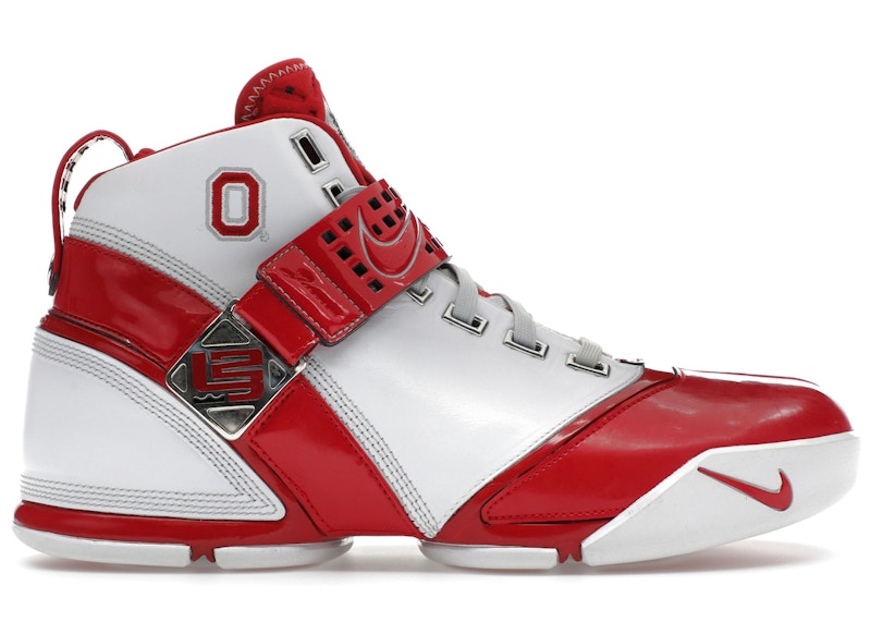 Buy Nike Zoom Lebron 5 'Ohio State Buckeyes' Sepatu Basket 317253-163