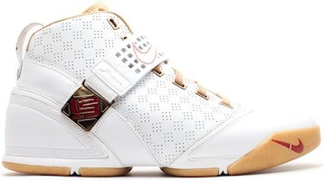 Nike Zoom LeBron 5 'White Metallic Gold' 317253-171 Nike Zoom LeBron 5 'White Metallic Gold' 317253-171