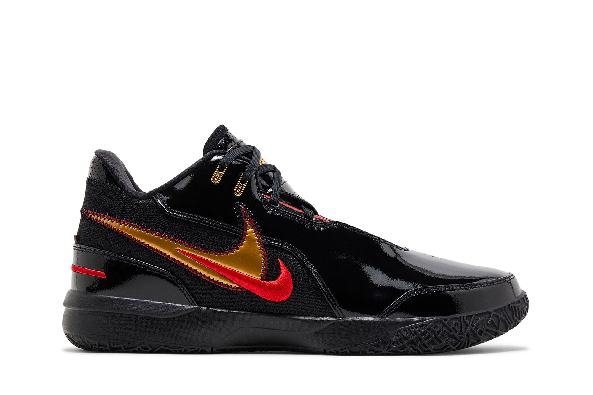 Buy Nike Zoom LeBron NXXT Gen AMPD ''Schwarz Metallisch Gold Rot'' FJ1566-001/FJ1567-001