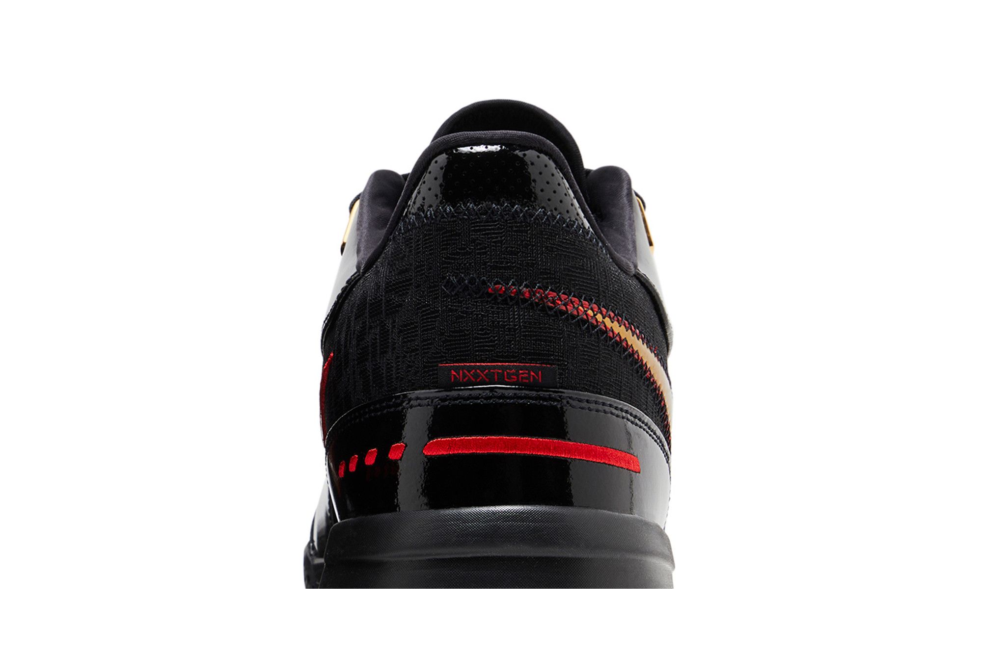 Sizing Nike Zoom LeBron NXXT Gen AMPD ''Schwarz Metallisch Gold Rot'' FJ1566-001/FJ1567-001