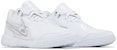 Nike Zoom LeBron NXXT Gen AMPD 'Putih Perak Metalik' FJ1566-102/FJ1567-102