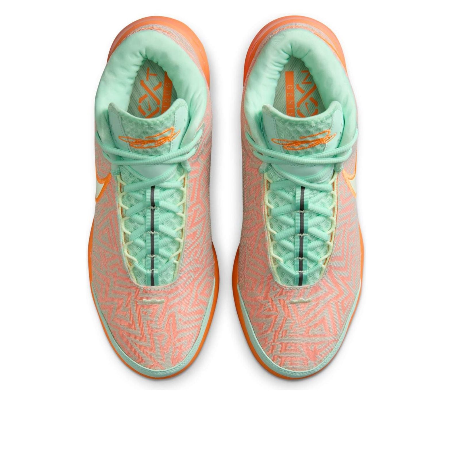 Shop Nike LeBron NXXT Genisus 薄荷綠泡 亮黃 超翠玉亮 橘扣籃球鞋 HF0712-301