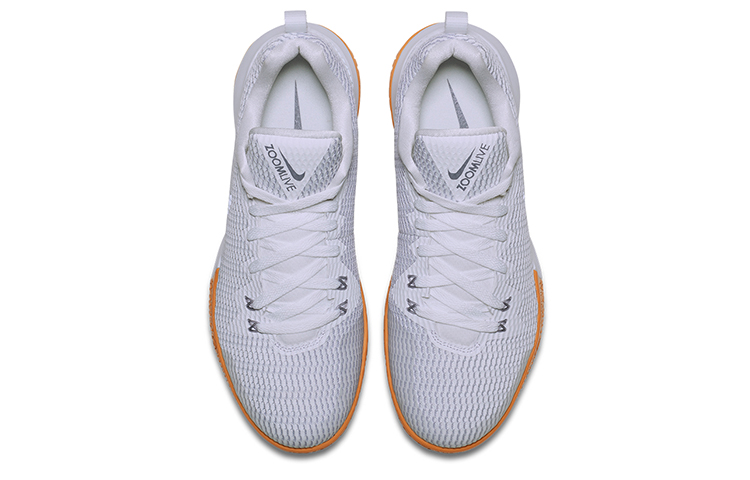 Shop 耐吉 Zoom Live 2 Ep 生膠 低筒 實戰籃球鞋 男款 灰白