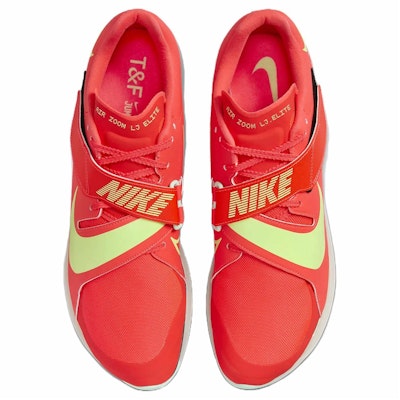 Nike Zoom Long Jump Elite 'Bright Crimson Lime Blast' FZ9326-600 Shop Nike Zoom Long Jump Elite 'Bright Crimson Lime Blast' FZ9326-600