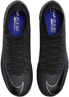 耐吉 Mercurial Superfly 9 Academy 人造草坪 防滑耐磨 足球鞋 男款 黑藍 Shop 耐吉 Mercurial Superfly 9 Academy 人造草坪 防滑耐磨 足球鞋 男款 黑藍