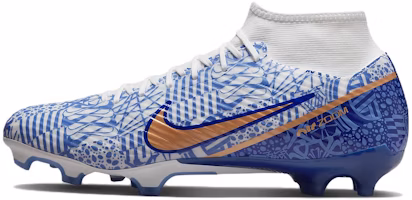Nike Zoom Mercurial Superfly 9 Academy CR7 MG Bluewhite 'White' DQ5308-182 Nike Zoom Mercurial Superfly 9 Academy CR7 MG Bluewhite 'White' DQ5308-182