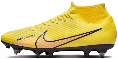 Nike Zoom Mercurial Superfly 9 15 Academy SG-Pro Anti-Clog Traction 'Yellow Strike Coconut Milk Doll' DJ5628-780 Nike Zoom Mercurial Superfly 9 15 Academy SG-Pro Anti-Clog Traction 'Yellow Strike Coconut Milk Doll' DJ5628-780