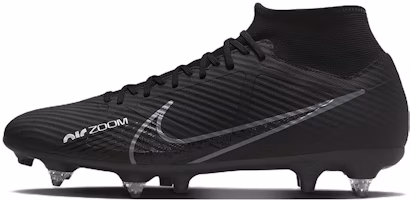 Nike Zoom Mercurial Superfly 9 Academy SG-Pro Anti-Clog Traction 'Black White' DJ5628-001 Nike Zoom Mercurial Superfly 9 Academy SG-Pro Anti-Clog Traction 'Black White' DJ5628-001