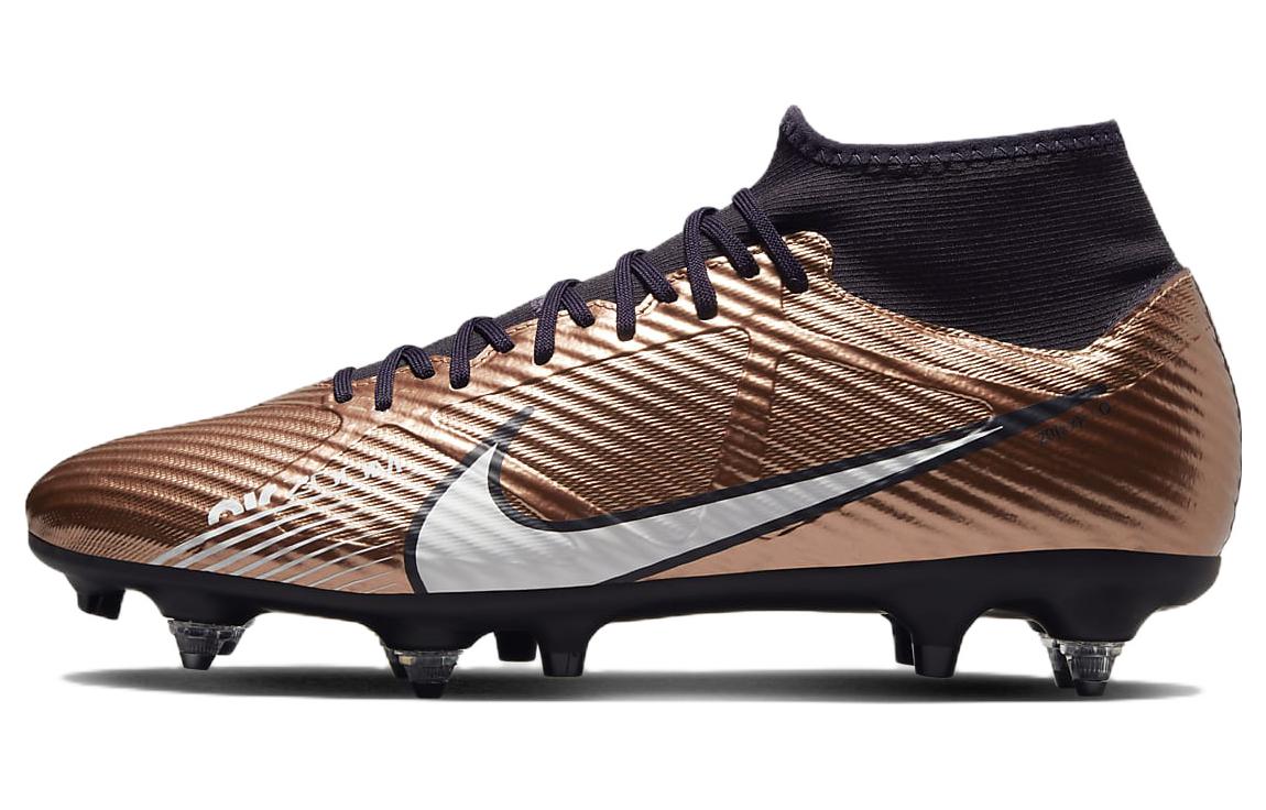 Nike Zoom Mercurial Superfly 9 Academy SG-Pro Anti-Clog Traction 'Metallic Gold-Black' DR5944-810