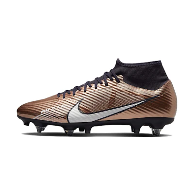 Nike Zoom Mercurial Superfly 9 Academy SG-Pro Anti-Clog Traction 'Metallic Gold-Black'