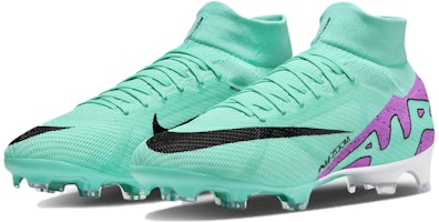 耐吉 Mercurial Superfly 9 Pro 人造草坪 防滑耐磨抗冲擊 足球鞋 男款 綠紫 Lookbook 耐吉 Mercurial Superfly 9 Pro 人造草坪 防滑耐磨抗冲擊 足球鞋 男款 綠紫