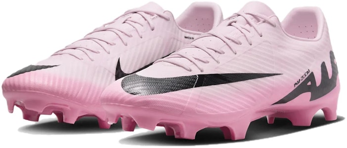 Nike Mercurial Vapor 15 Academy 低筒 Zoom Air 氣墊 MG(膠質短釘) 人造草地 防滑耐磨透氣 橄欖球鞋 男女同款 粉黑 Lookbook Nike Mercurial Vapor 15 Academy 低筒 Zoom Air 氣墊 MG(膠質短釘) 人造草地 防滑耐磨透氣 橄欖球鞋 男女同款 粉黑