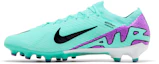Shop Nike Mercurial Vapor 15 高級版 人造草地 減震通風耐磨 足球鞋 男款 青綠