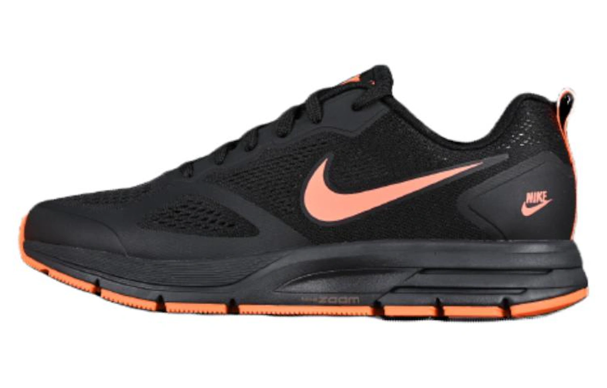 Nike Zoom Pegasus 26X Black Orange 'Comfort Durable Breathable Low-Top Lifestyle' AQ6219-008