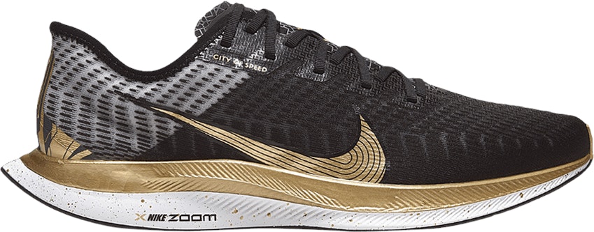 Nike Zoom Pegasus Turbo 2 Shanghai City Black Metallic Gold
