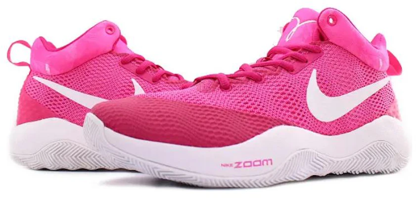Nike Zoom Rev EP 抗震防滑耐磨 高筒 籃球鞋 男款 粉白 Lookbook Nike Zoom Rev EP 抗震防滑耐磨 高筒 籃球鞋 男款 粉白