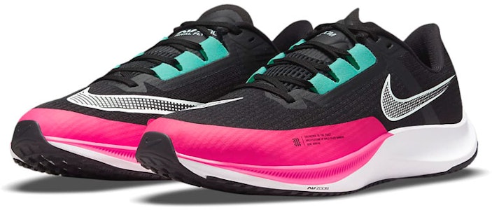 Nike Air Zoom Rival Fly 3 'Hitam Putih Turq Dinamik' CT2405-002 Lookbook Nike Air Zoom Rival Fly 3 'Hitam Putih Turq Dinamik' CT2405-002