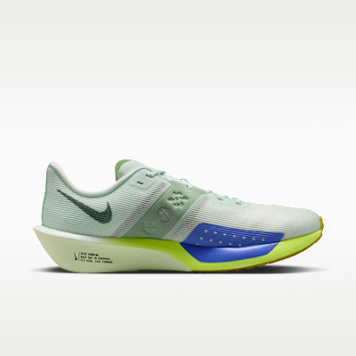 Lookbook Nike Zoom Rival Fly 4 Hijau Lembut/Biru Safir/Ais/Hitam Spruce FV6040-300