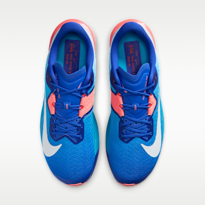 Shop Nike Zoom Rival Fly 4 跑鞋 藍雷/雷射藍/原子粉/白 FV6040-402