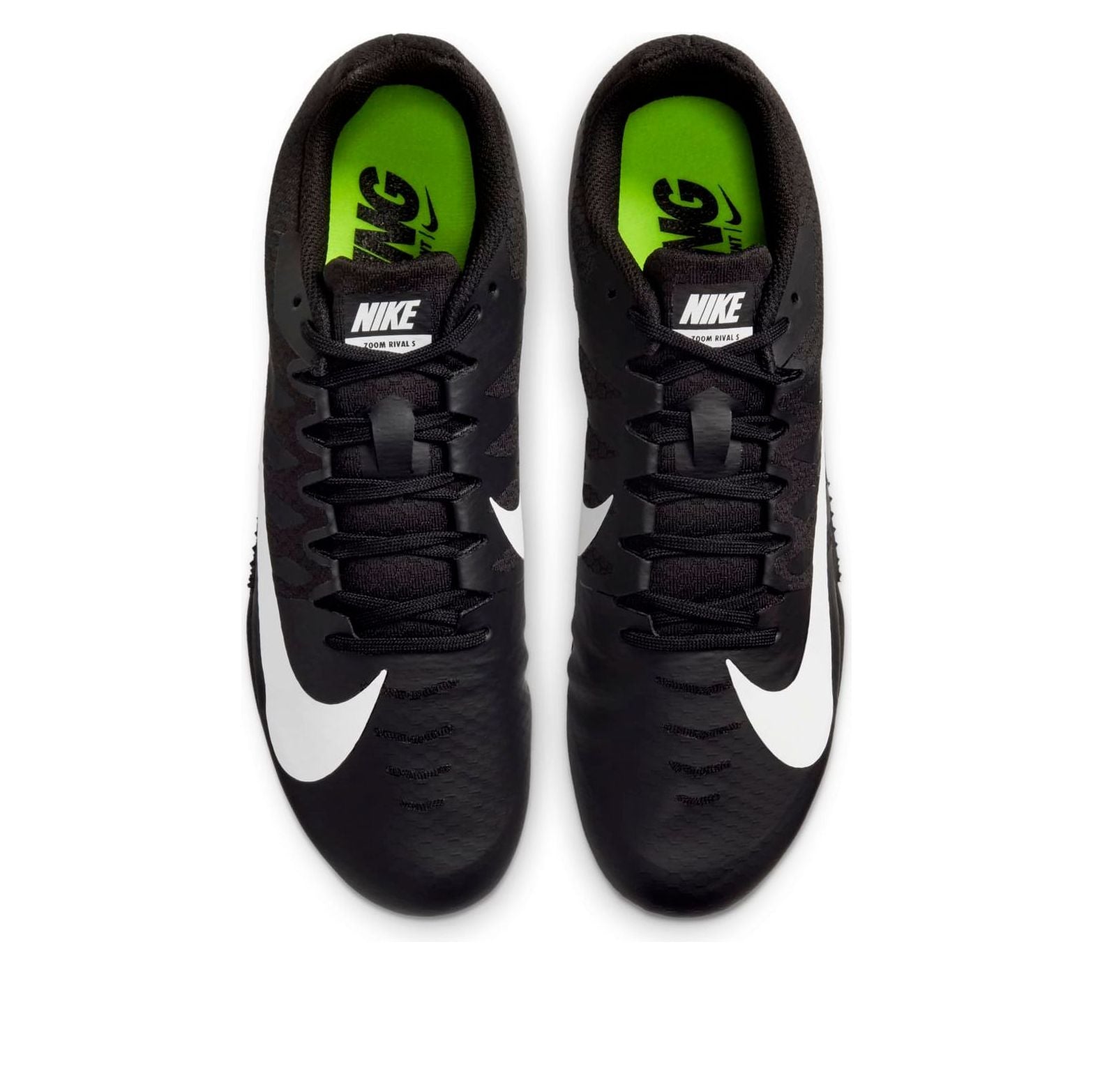 Lookbook Nike Zoom Rival s 9 釘鞋 田徑競速 專業 低筒 慢跑鞋 男女款 黑白