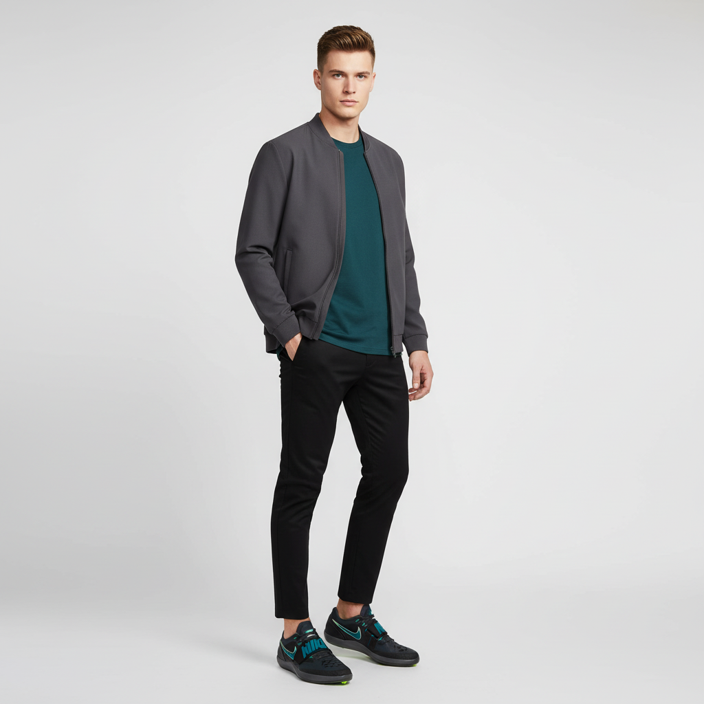 Lookbook Nike Zoom Rotational 6 ''Anthracite Bright Spruce'' Lelaki Wanita. FZ9606-001