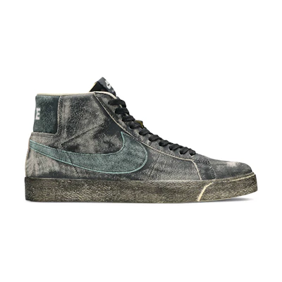 Nike Zoom SB Blazer Mid PRM 'Faded Black'