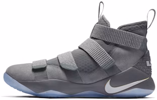 Nike LeBron Zoom Soldier 11 'Cool Grey Pure Platinum Metallic Gold' 897645-010 Nike LeBron Zoom Soldier 11 'Cool Grey Pure Platinum Metallic Gold' 897645-010