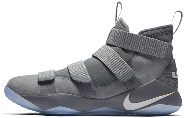 Nike LeBron Zoom Soldier 11 'Cool Grey Pure Platinum Metallic Gold' 897645-010 Buy Nike LeBron Zoom Soldier 11 'Cool Grey Pure Platinum Metallic Gold' 897645-010
