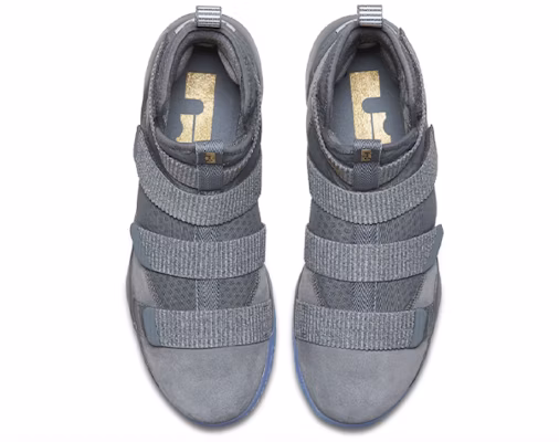 Nike LeBron Zoom Soldier 11 'Cool Grey Pure Platinum Metallic Gold' 897645-010 Lookbook Nike LeBron Zoom Soldier 11 'Cool Grey Pure Platinum Metallic Gold' 897645-010