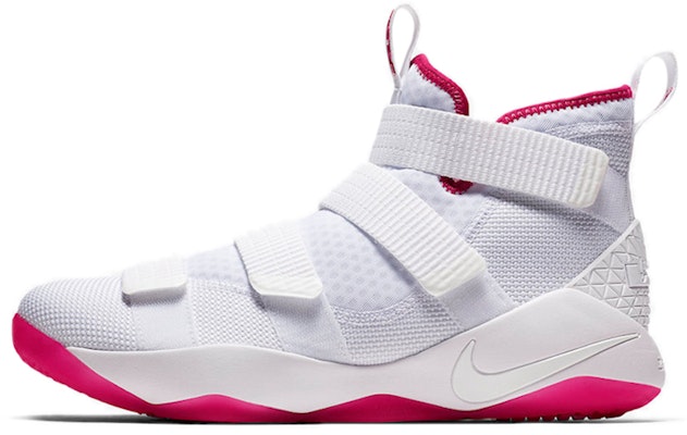 Nike LeBron Soldier XI EP 'White Vivid Pink' 897645-102 Buy Nike LeBron Soldier XI EP 'White Vivid Pink' 897645-102