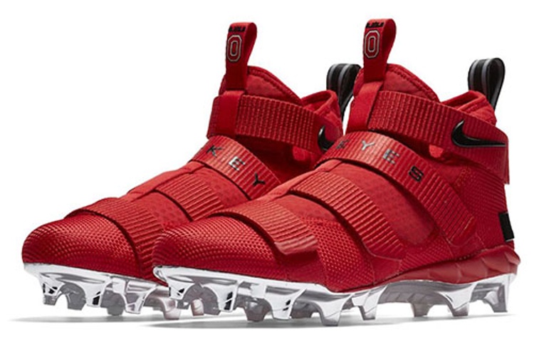Lookbook Nike Zoom Soldier 11 Cleat 'Ohio State PE' Sepatu Basket AO9146-600