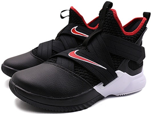 Nike LeBron Soldier XII EP Black University Red White AO4053 001