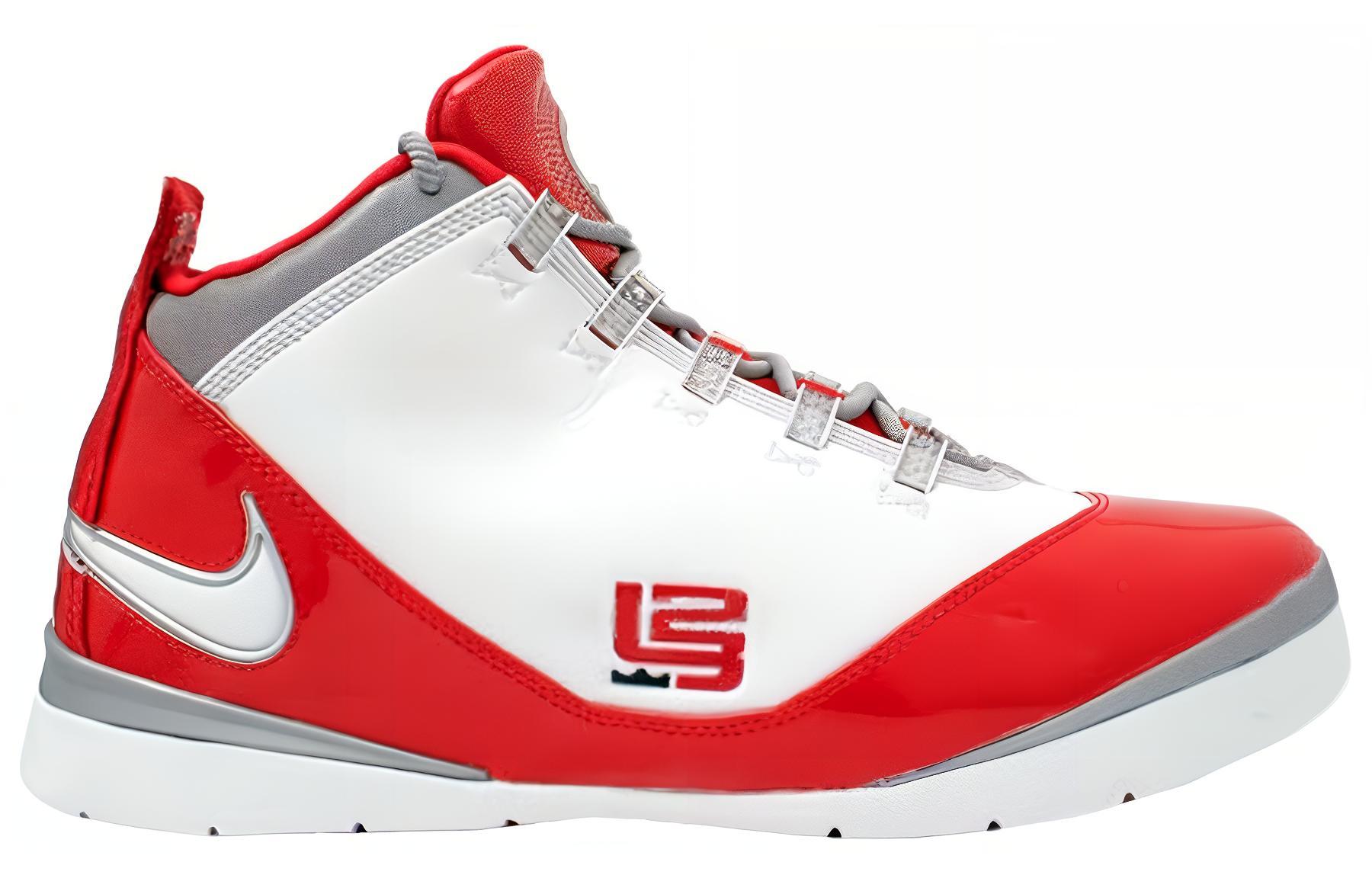 Order 耐吉 Zoom Soldier 2 OSU 主场 中帮 复古籃球鞋 男款 白紅