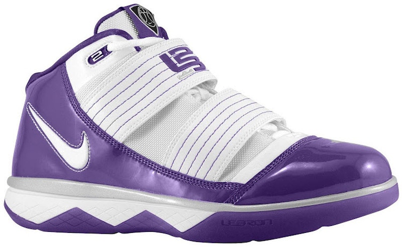 Nike Zoom Soldier III Team Bank White Purple 367183-118